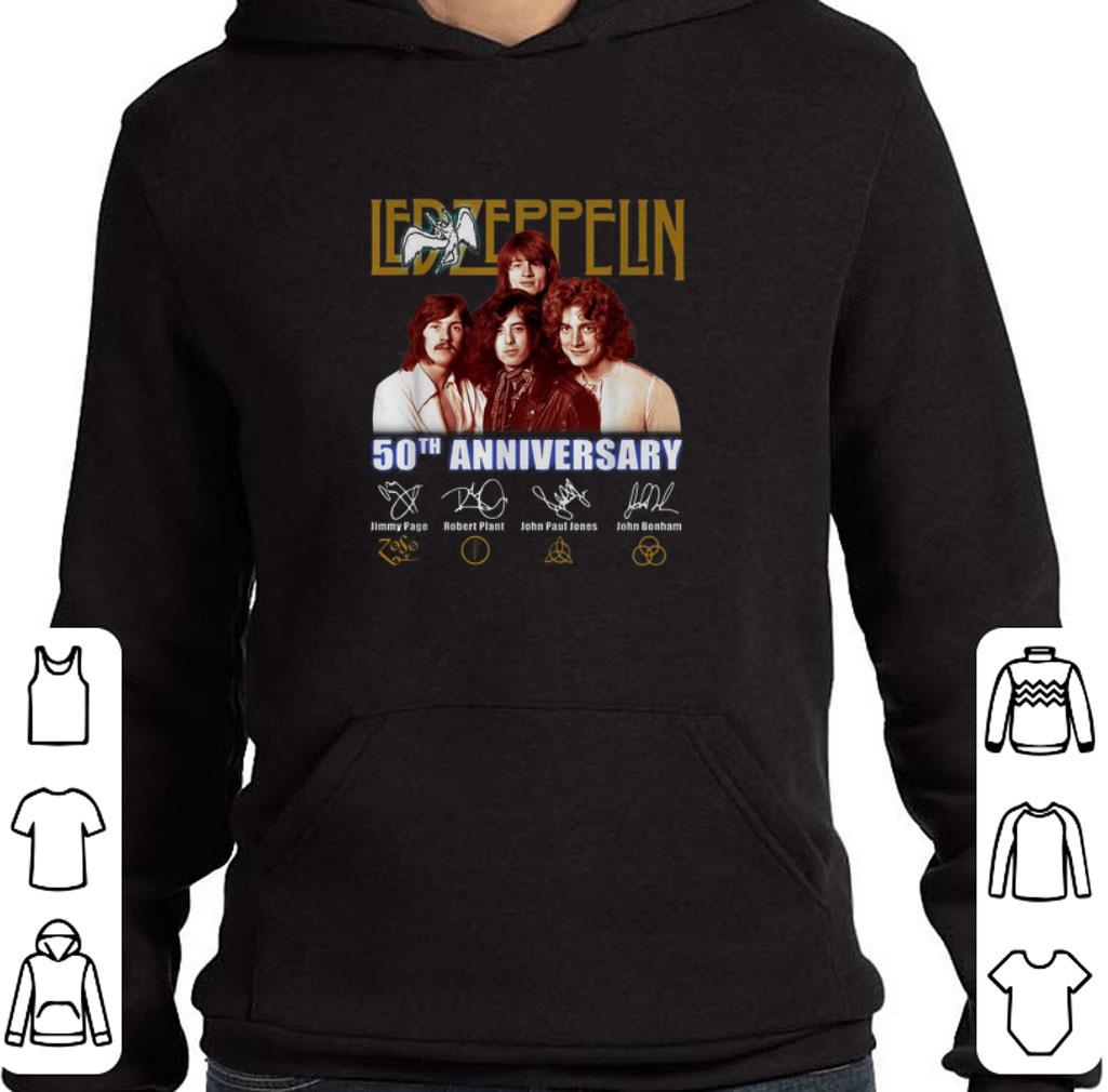 Pretty Led Zeppelin members 50th Anniversary signatures shirt 5 Pretty Led Zeppelin members 50th Anniversary signatures shirt