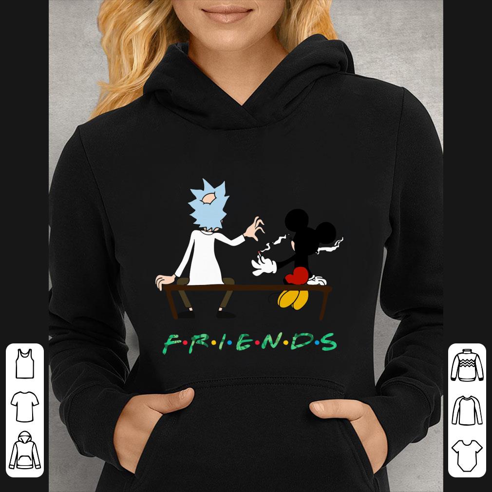 Pretty Rick And Mickey Mouse Friends Weed shirt