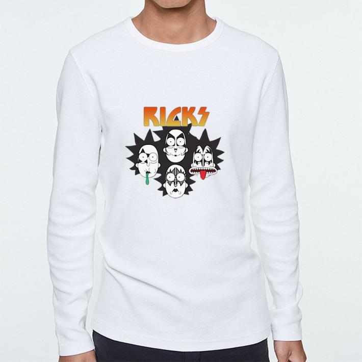 Pretty Rick And Morty Parody Kiss shirt 5 Pretty Rick And Morty Parody Kiss shirt
