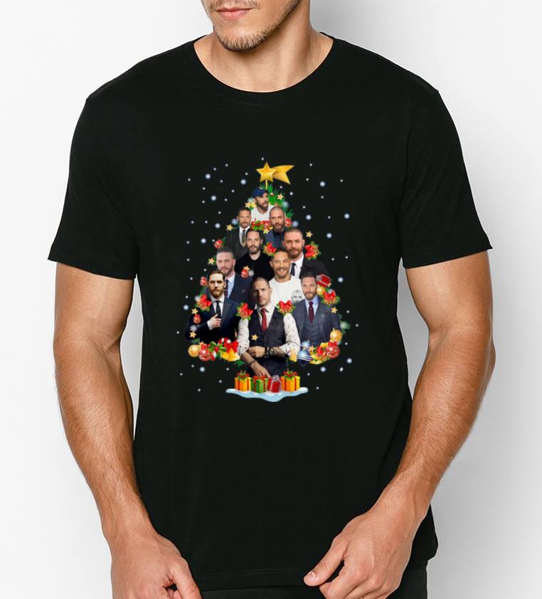Pretty Tom Hardy Christmas Tree Merry Xmas shirt