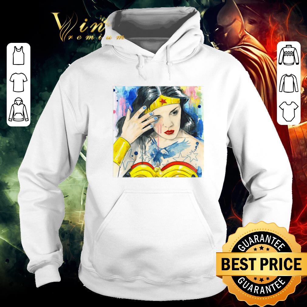 Pretty Wonder Woman Watercolor Eagles shirt