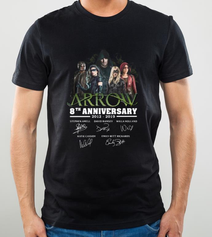Top Arrow 8th Anniversary 2012-2019 Signatures shirt