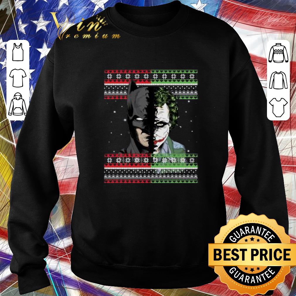 Top Batman Joker ugly Christmas shirt