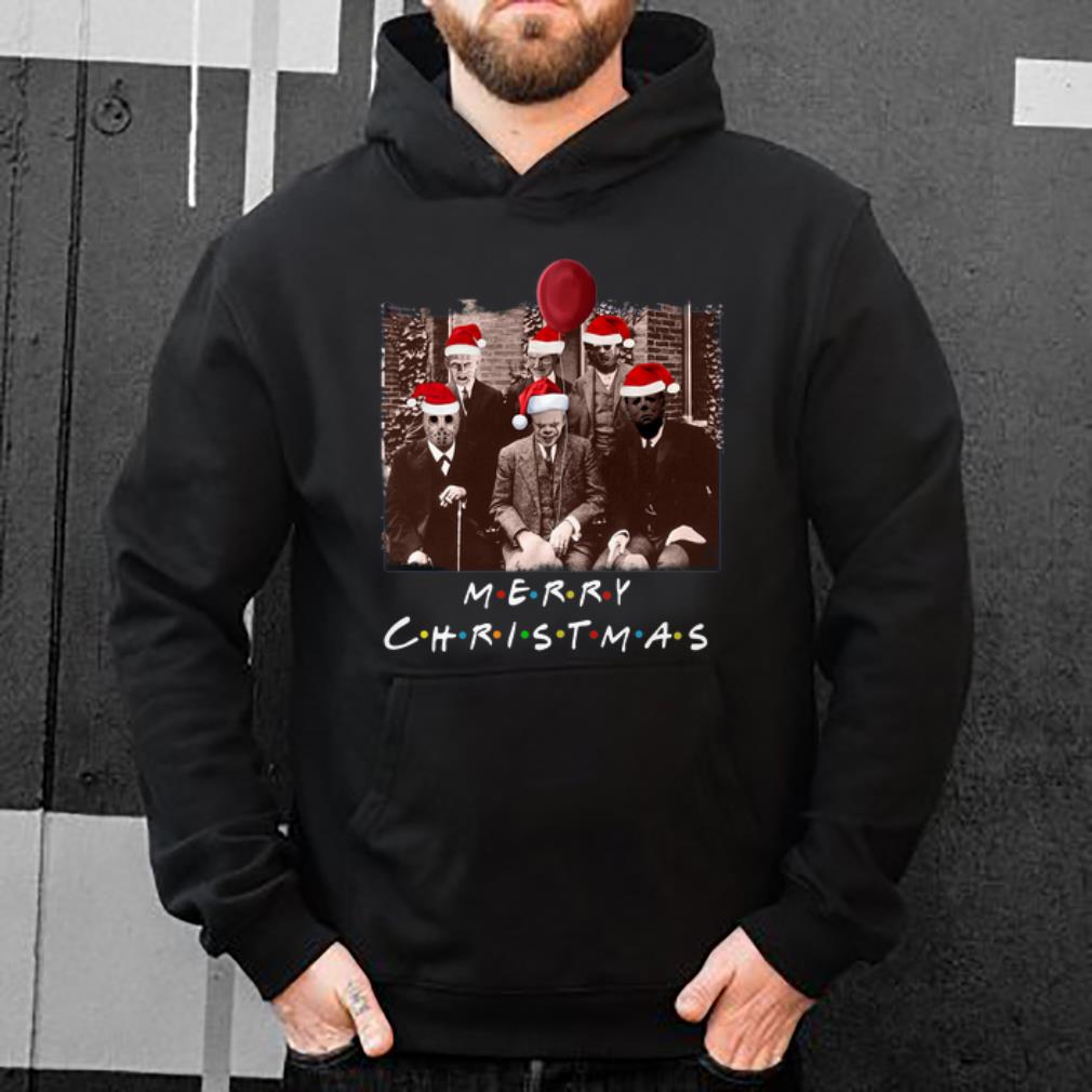 Top Friends Horror Movies Characters Merry Christmas shirt