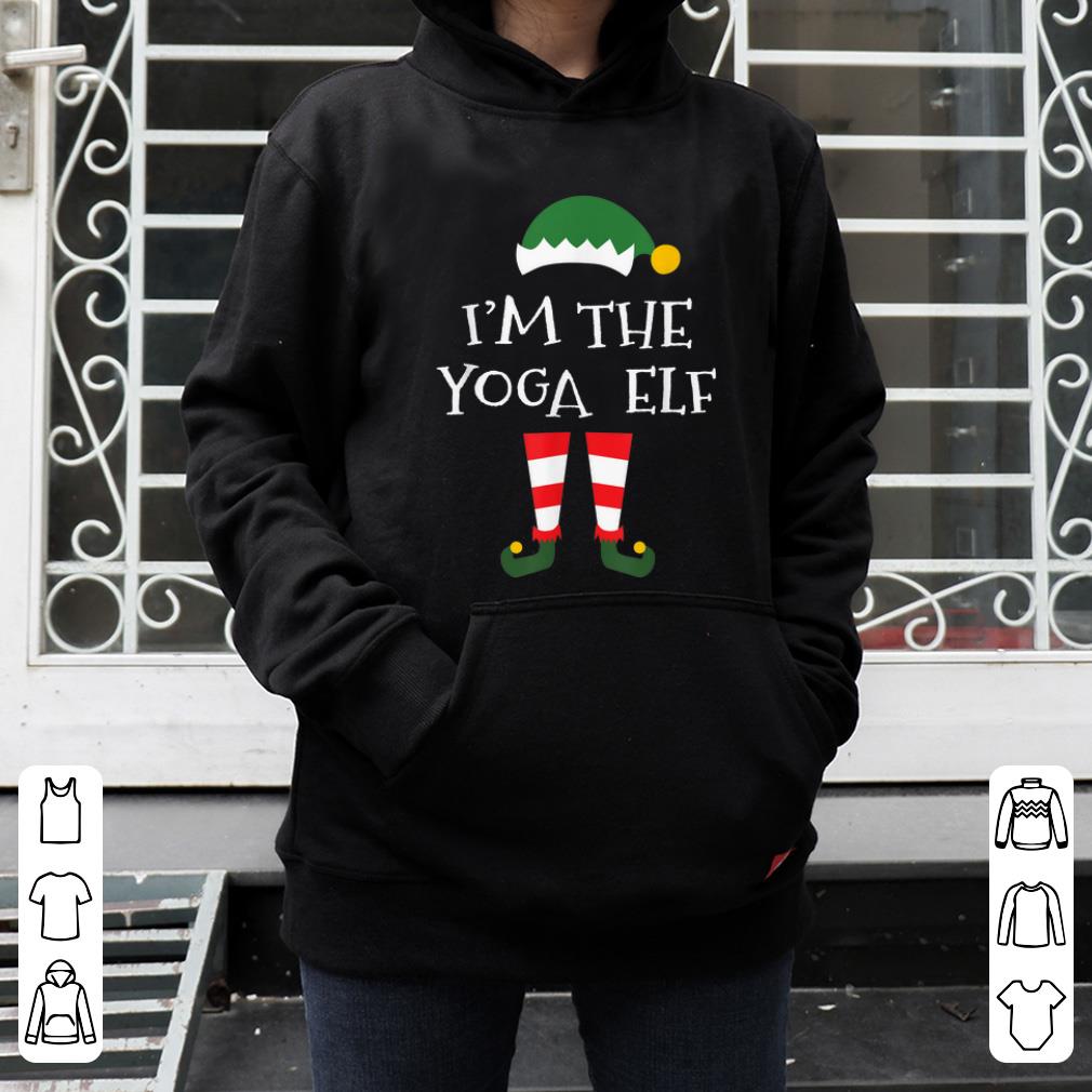 Top I'm The Yoga Elf Gift Matching Family Group Christmas sweater
