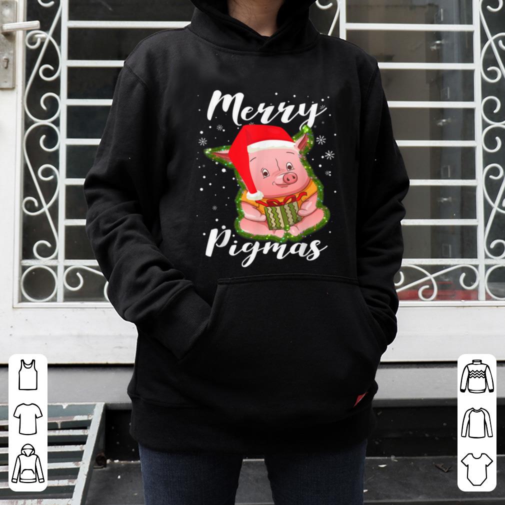 Top Merry Pigmas tee Cool Pig Christmas Tree Xmas for Pig Lovers shirt