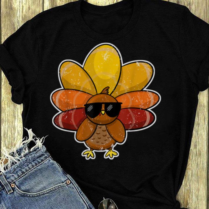 Top cool Turkey sunglasses retro vintage great Thanksgiving Gift shirt