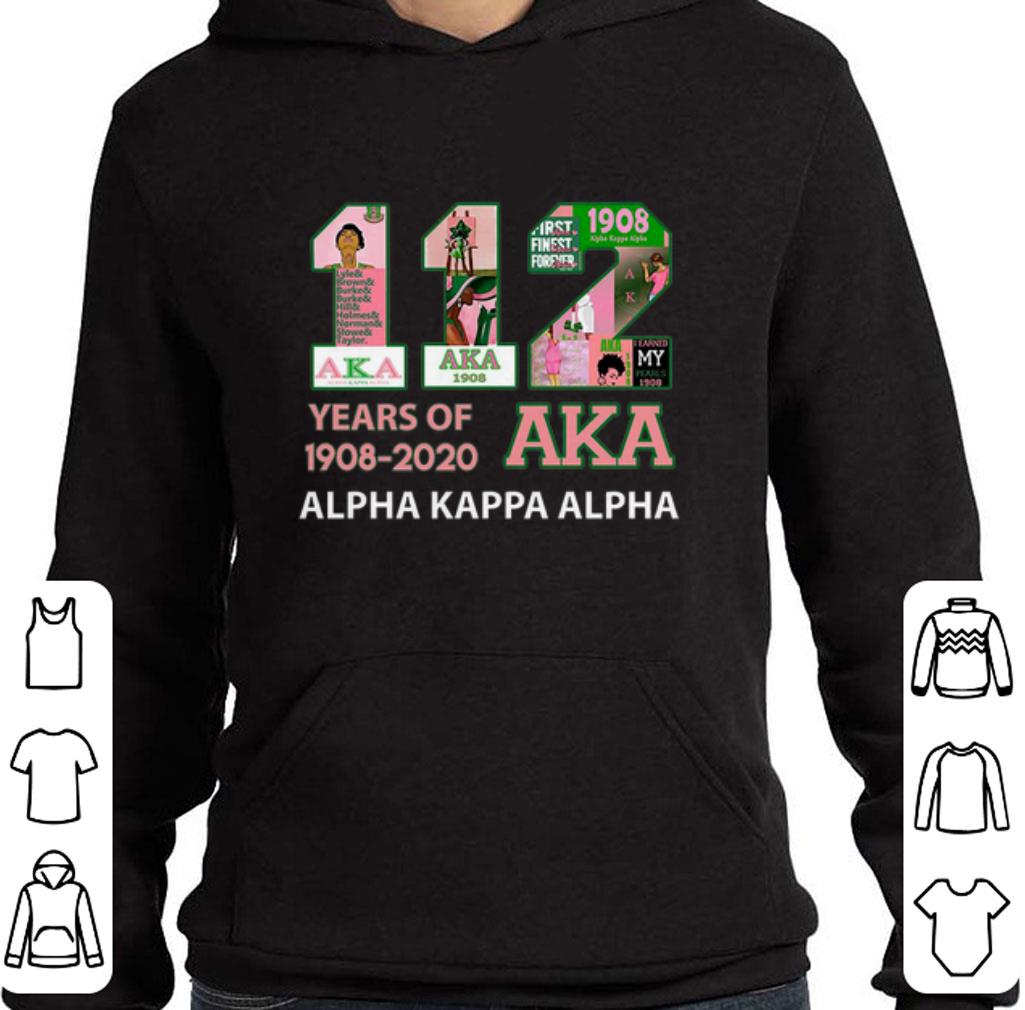 112 Years of 1908 2020 Alpha Kappa Alpha shirt