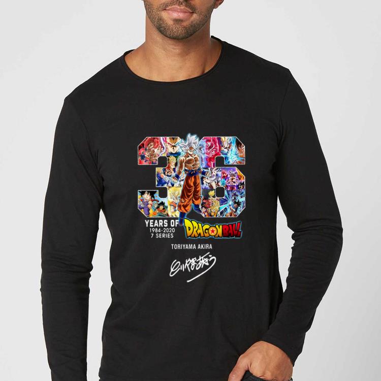 Awesome 36 Years Of Dragonball 1984-2020 Toriyama Akira shirt