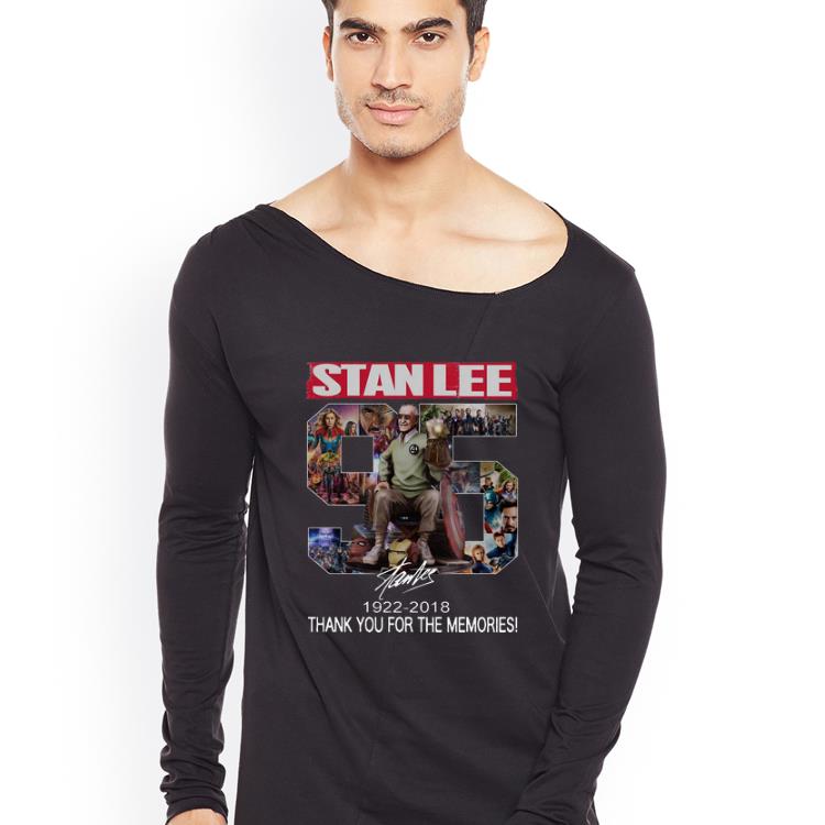 Awesome 96 Years Of Stan Lee Signature Thank You For The Memories shirt