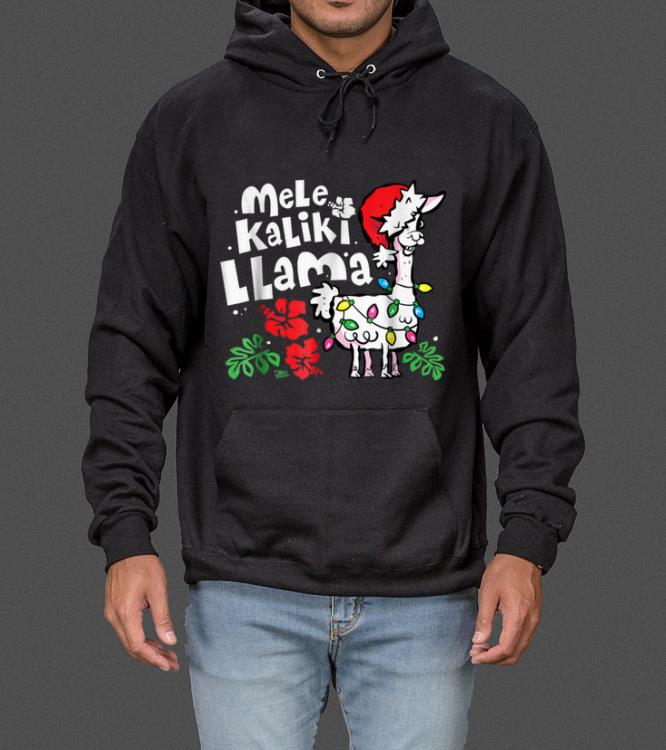 Awesome Mele Kalikimaka Christmas Hawaiian Llama Santa sweater