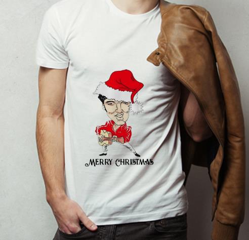 Awesome Merry Christmas Elvis Presley Santa Guitar shirt