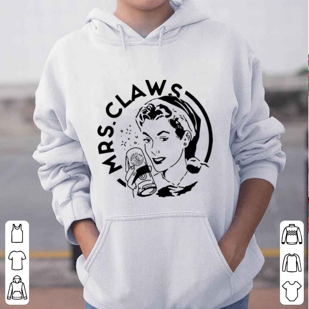 Awesome Mrs Claws White Claw Hard Seltzer Christmas shirt