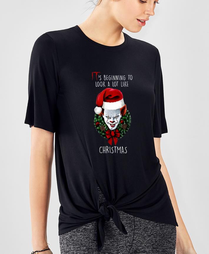 Awesome Pennywise It’s beginning to look alot like christmas shirt