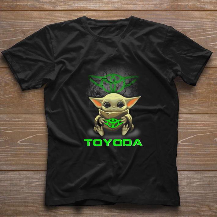 Baby Yoda hug TOYODA Toyota Star Wars Mandalorian shirt Baby Yoda hug TOYODA Toyota Star Wars Mandalorian shirt 1