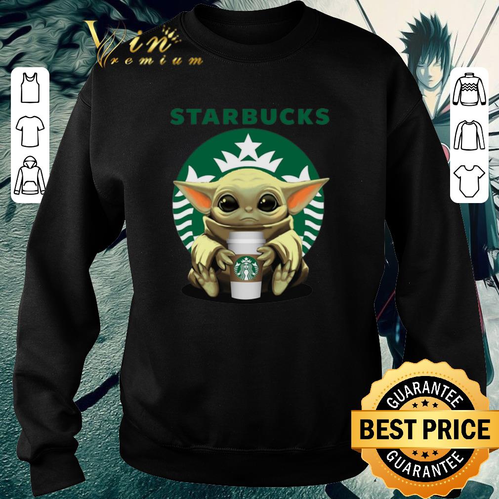 Funny Baby Starbucks Baby Yoda shirt