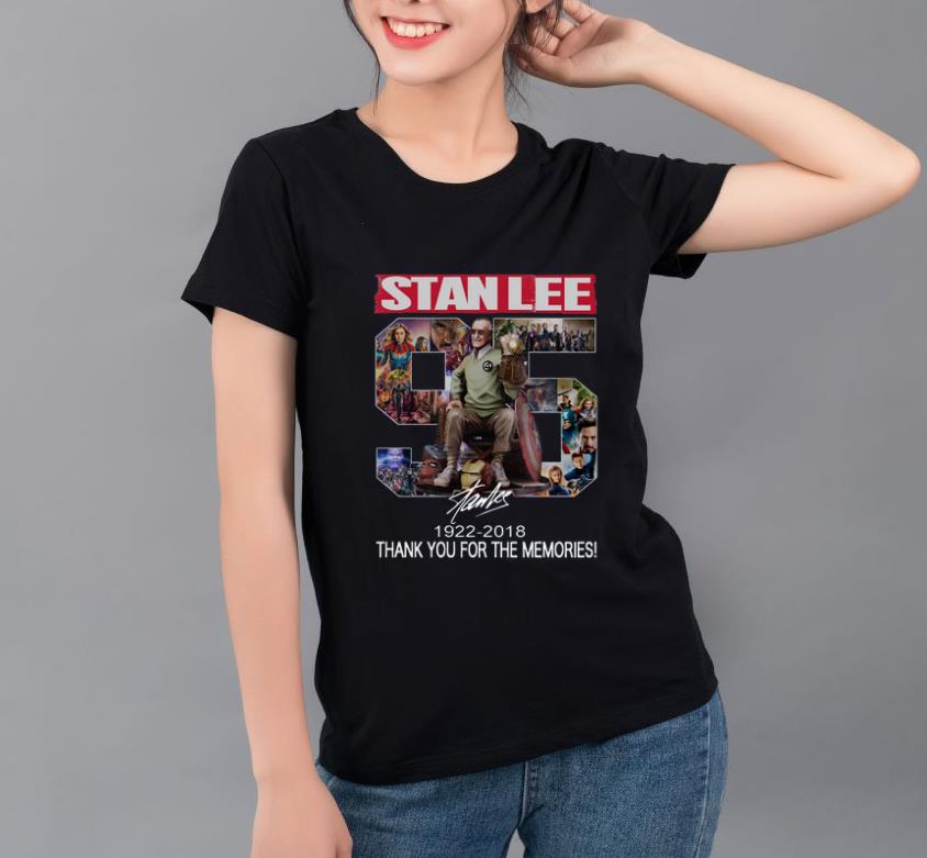 Great 96 Years Of Stan Lee thank you for the memories signature shirt