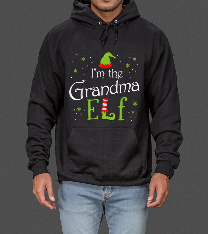 Great I'm The Grandma Elf Funny Group Matching Family Xmas Gift sweater