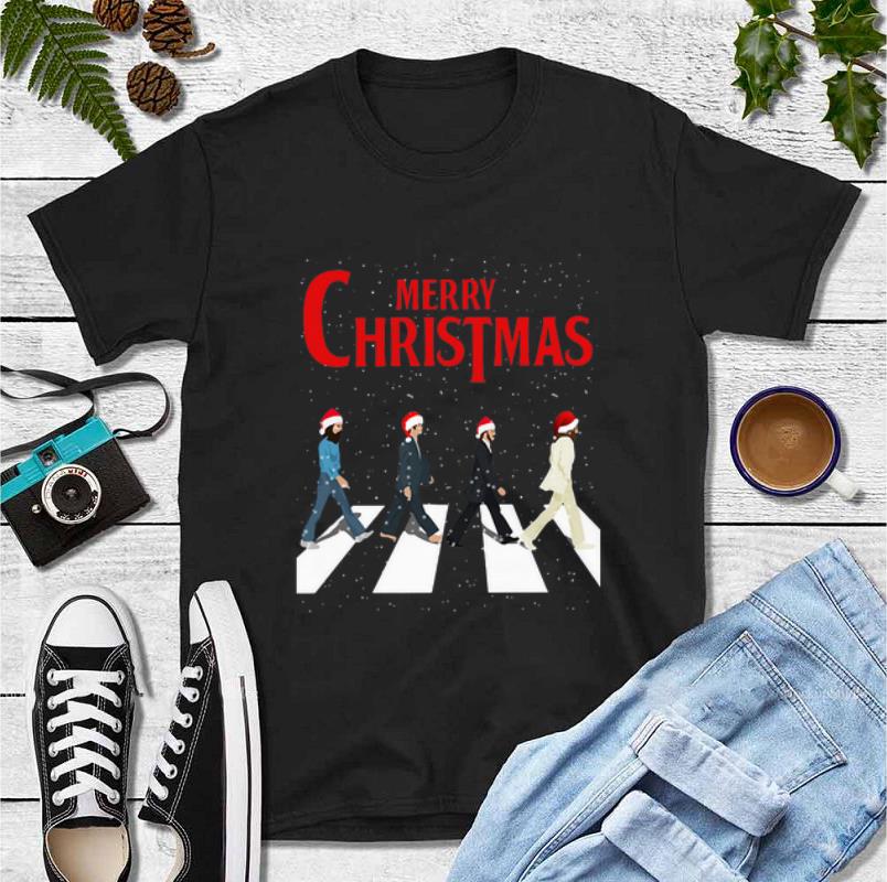 Great The Beatles Abbey Road Merry Christmas shirt