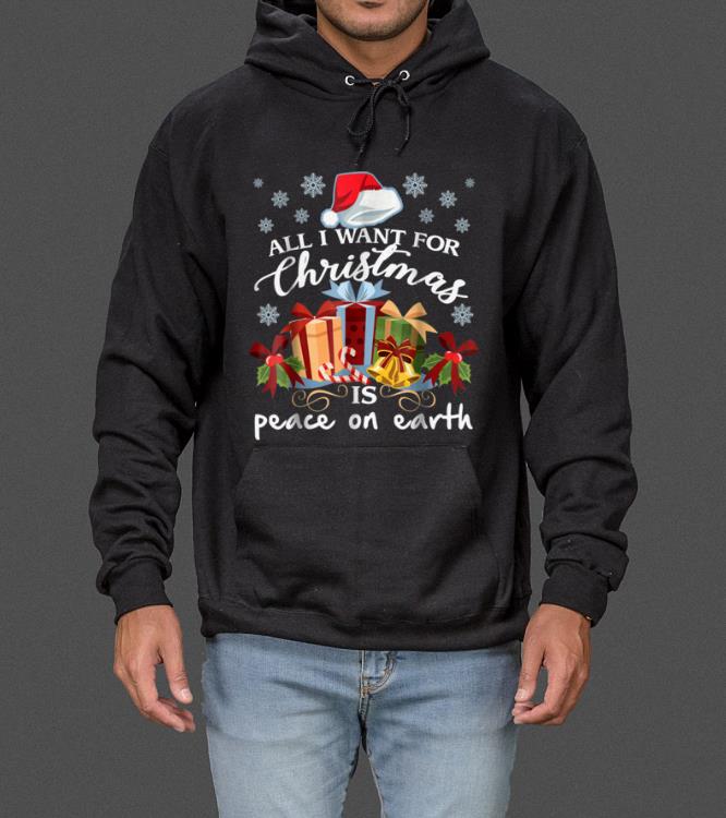 Hot All I Want For Christmas Is Peace On Earth sweater 5 Hot All I Want For Christmas Is Peace On Earth sweater