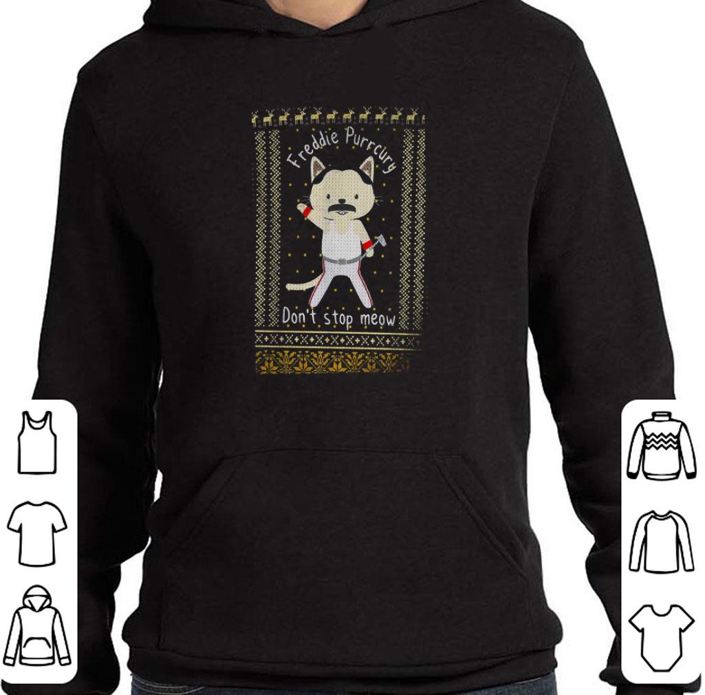 Hot Freddie Mercury Freddie Purrcury don't stop meow ugly Christmas sweater 5 Hot Freddie Mercury Freddie Purrcury don't stop meow ugly Christmas sweater