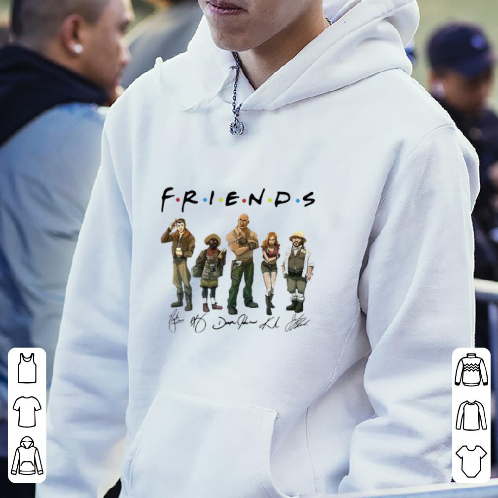Hot Friends Jumanji Characters Signatures shirt