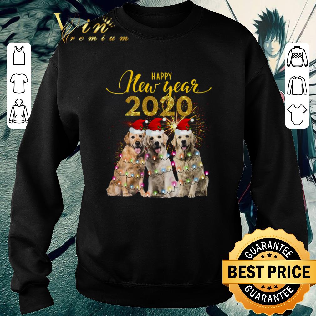 Hot Golden Retriever Happy New Year 2020 shirt 5 Hot Golden Retriever Happy New Year 2020 shirt