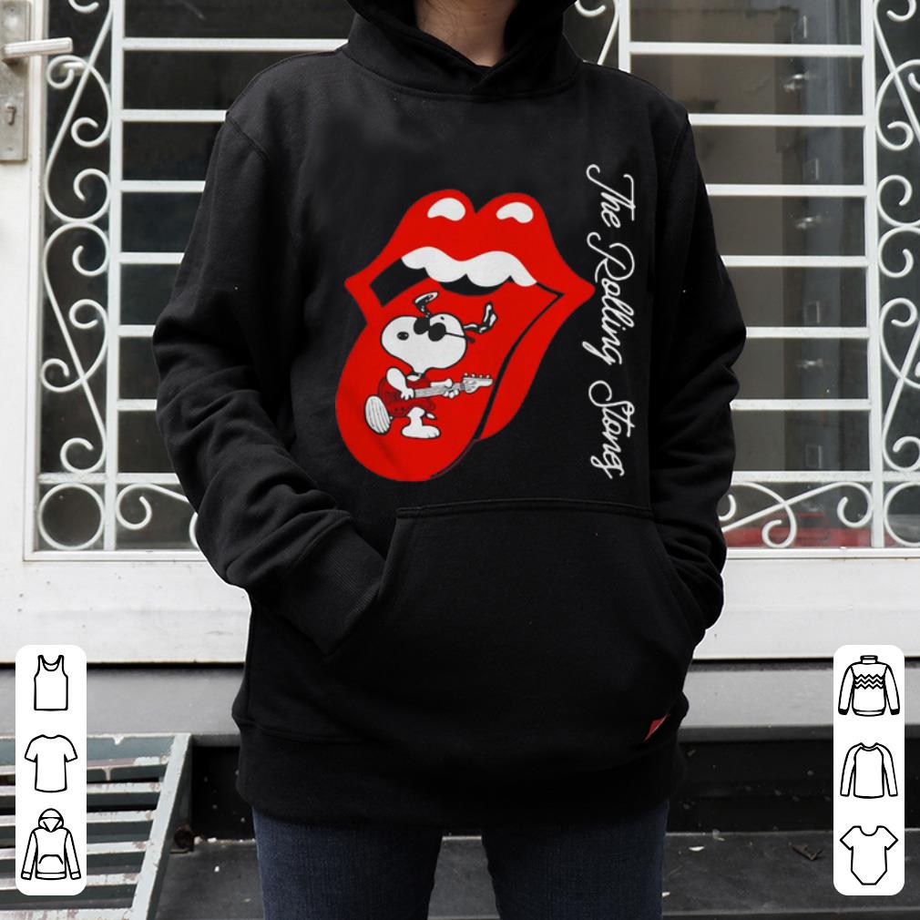 Hot The Rolling Stones Snoopy The Peanuts shirt