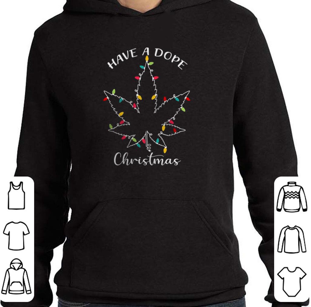 Hot Weed have a dope Christmas lights shirt