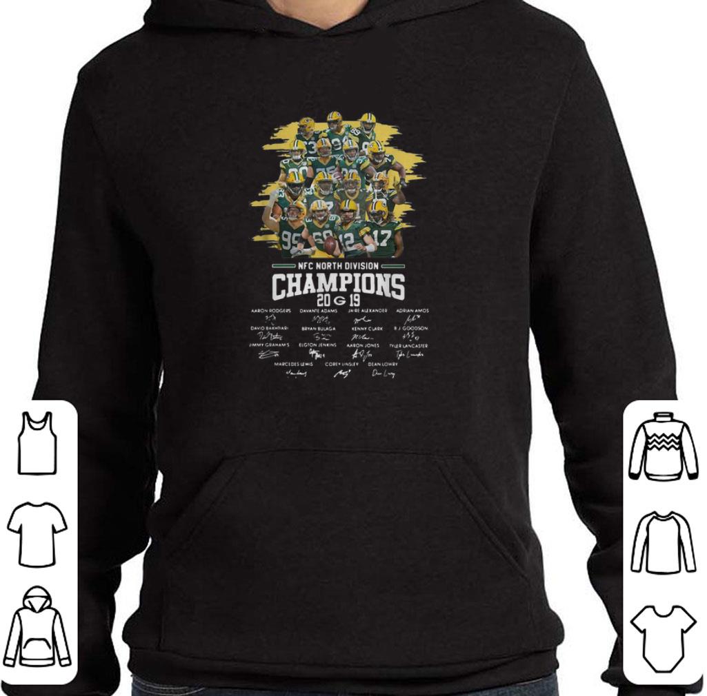 NFC North Division Champion 2019 Green Bay Packers team players signatures shirt 5 NFC North Division Champion 2019 Green Bay Packers team players signatures shirt