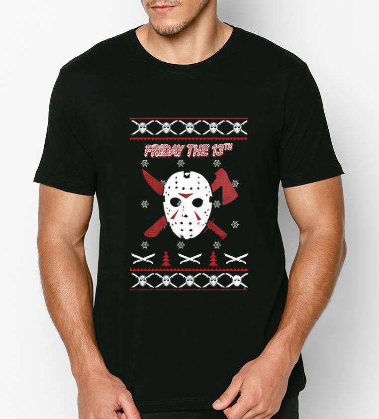 Nice Jason Voorhees Friday the 13th ugly Christmas shirt