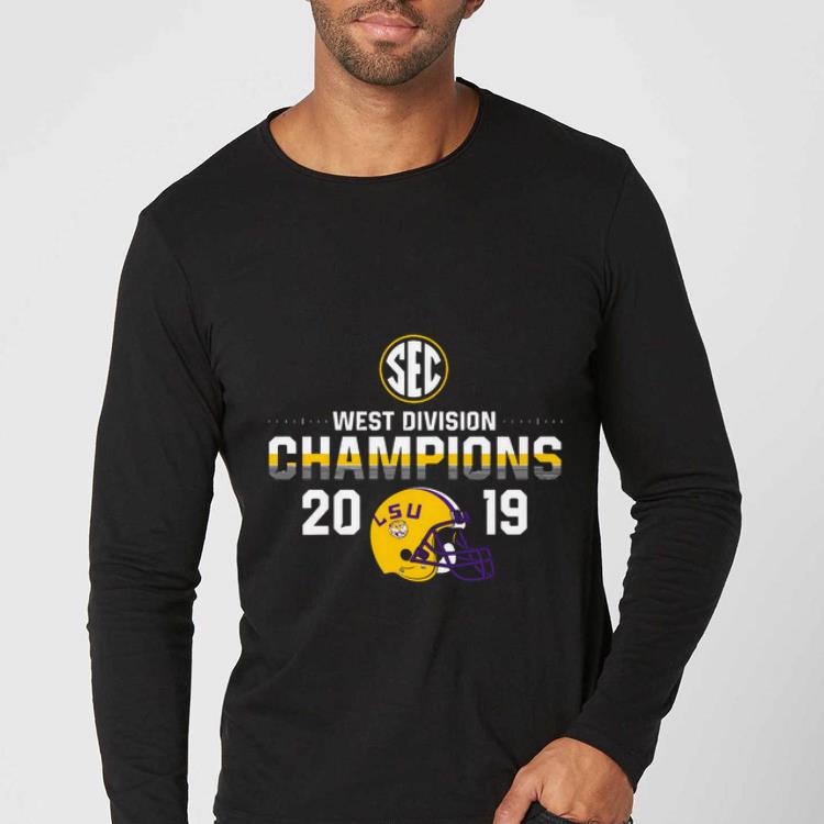 Nice LSU Tigers West Division Champion 2019 shirt