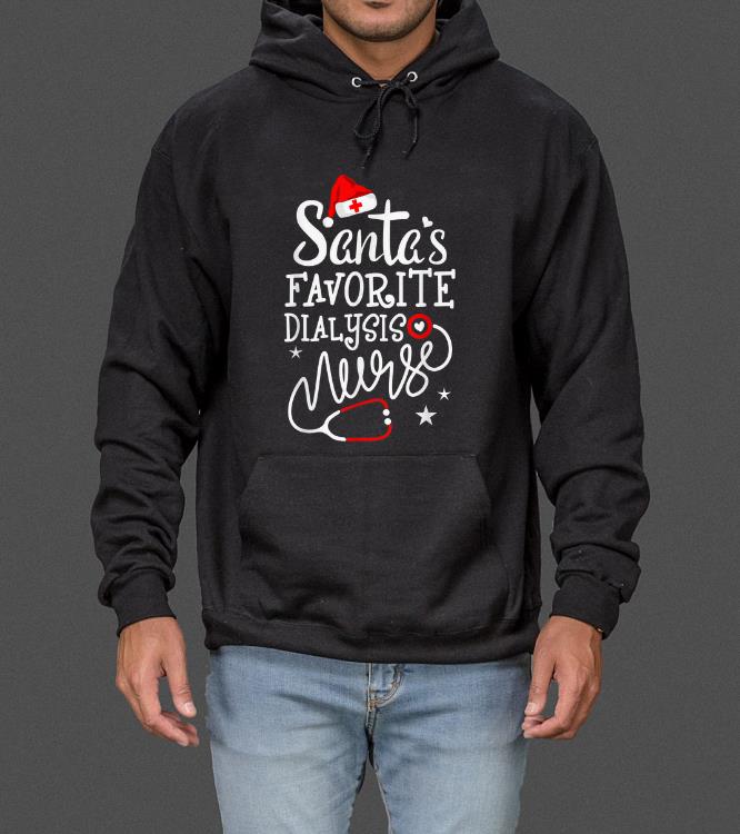Nice Santa's Favorite Dialysis Nurse Christmas Nephrology Nursing sweater