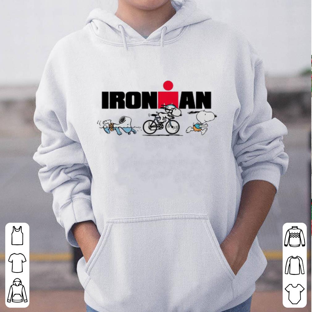 Nice Snoopy Iron Man Doing Sports shirt