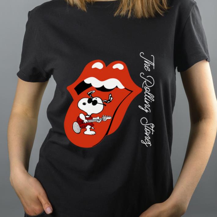 Nice Snoopy The Rolling Stones shirt