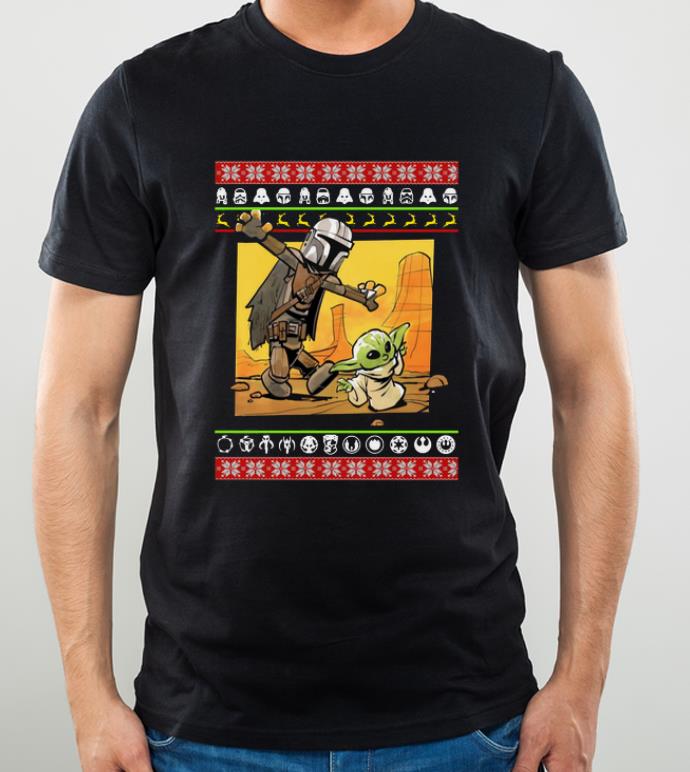 Nice Stormtrooper And Baby Yoda Christmas Star Wars shirt