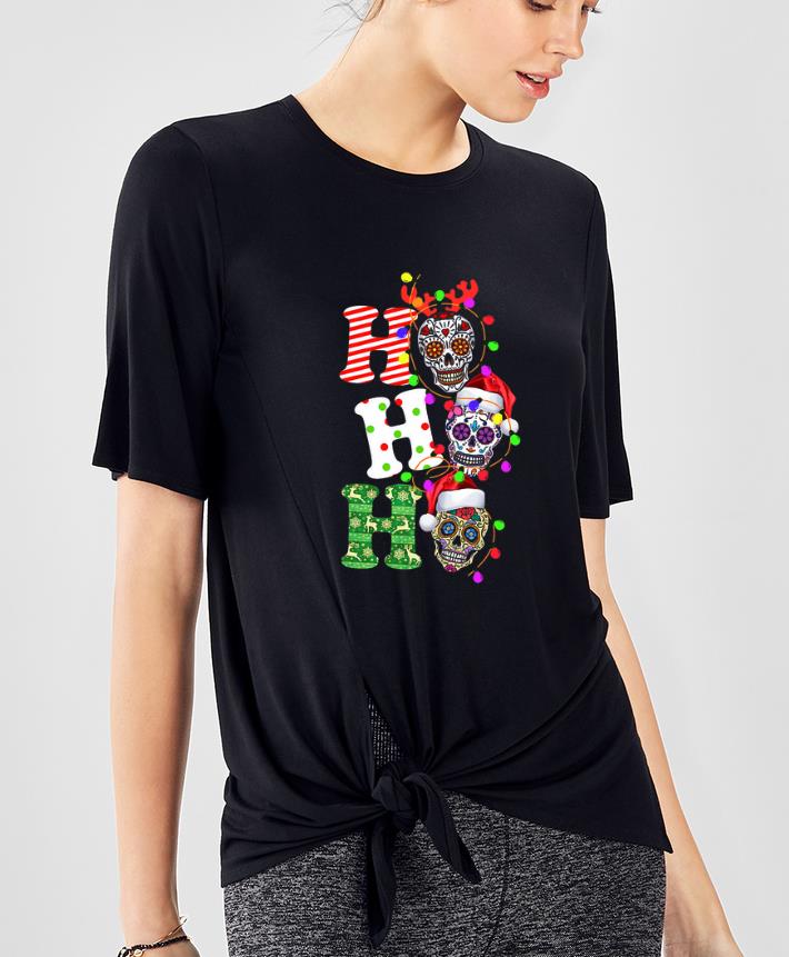 Nice Sugar Skull Ho Ho Ho Christmas shirt