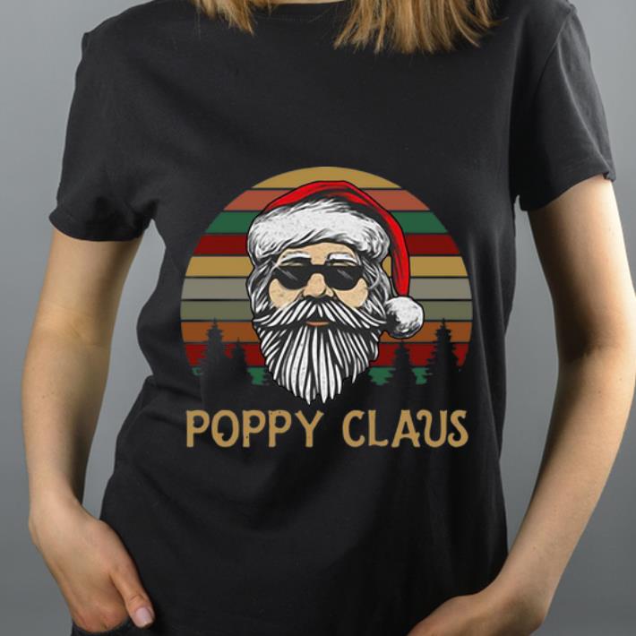 Nice Vintage Santa Claus Poppy Claus shirt