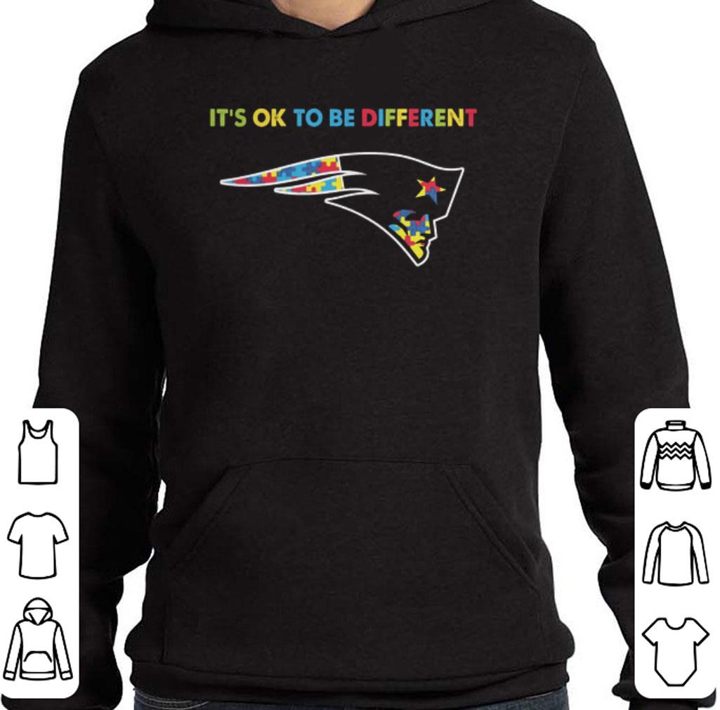 Official Autism It's ok to be different New England Patriots shirt