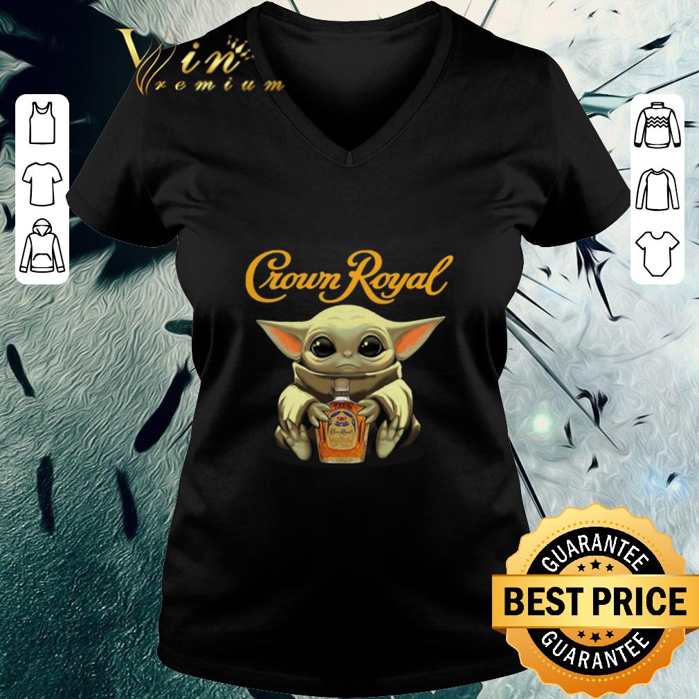 Official Baby Yoda hug Crown Royal Star Wars Mandalorian shirt 2 Official Baby Yoda hug Crown Royal Star Wars Mandalorian shirt 3