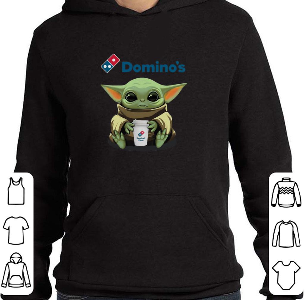 Official Baby Yoda hug Domino's Pizza Star Wars Mandalorian shirt 7 Official Baby Yoda hug Domino's Pizza Star Wars Mandalorian shirt