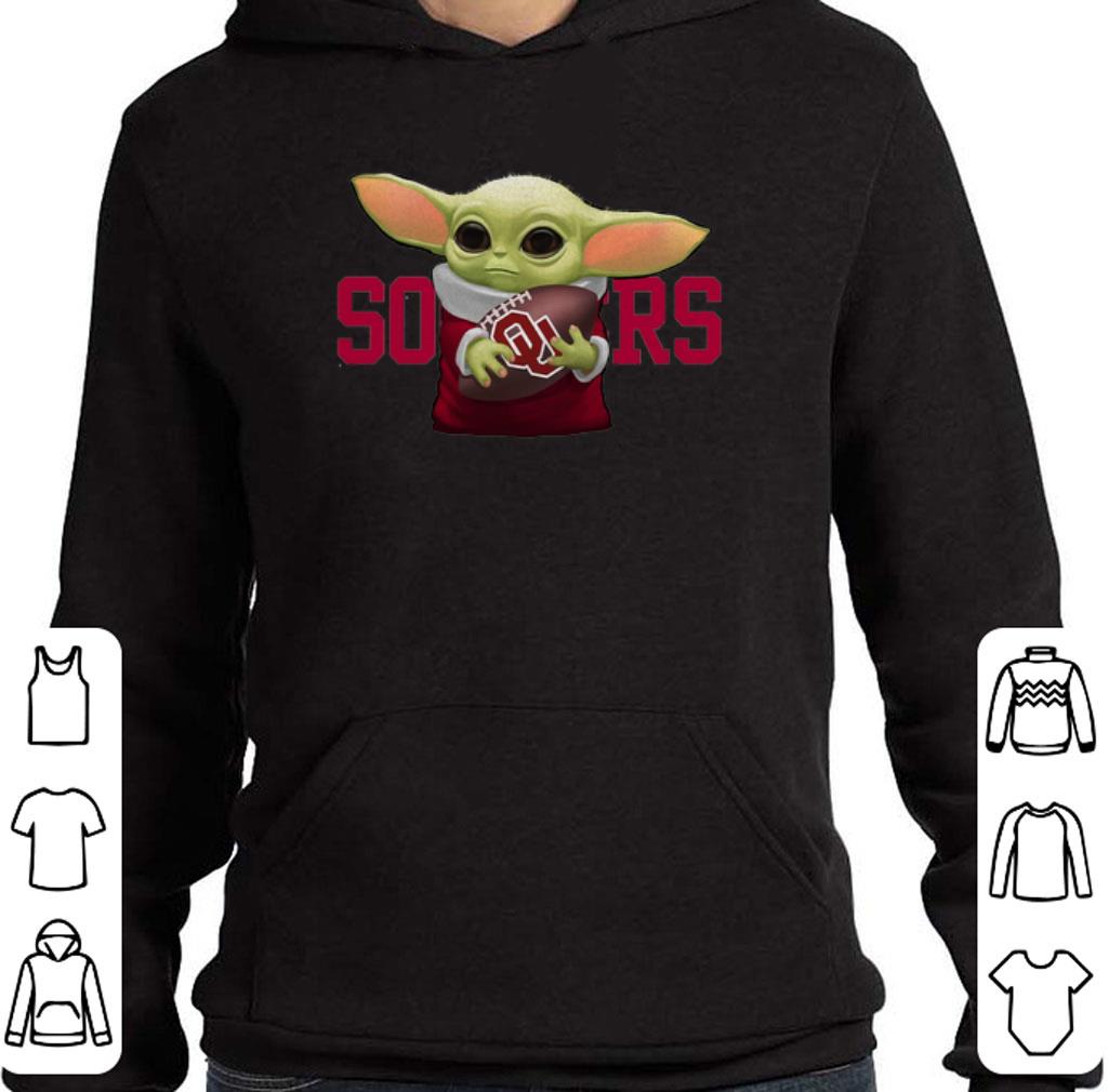 Official Baby Yoda hug Oklahoma Sooners shirt