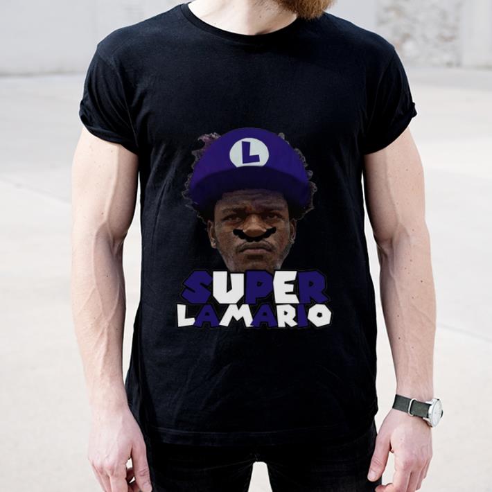 Official Baltimore Ravens Lamar Jackson Super Lamario shirt
