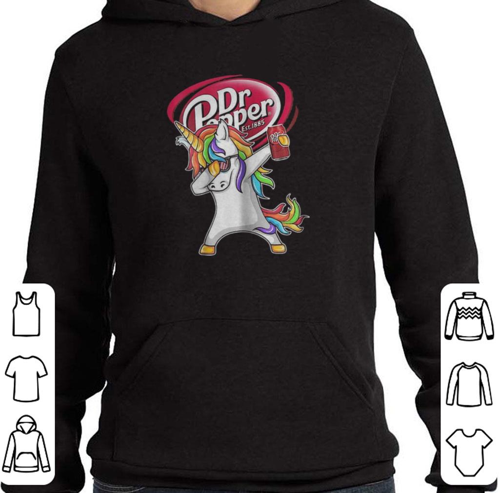 Official Dabbing Unicorn Dr Pepper Logo shirt