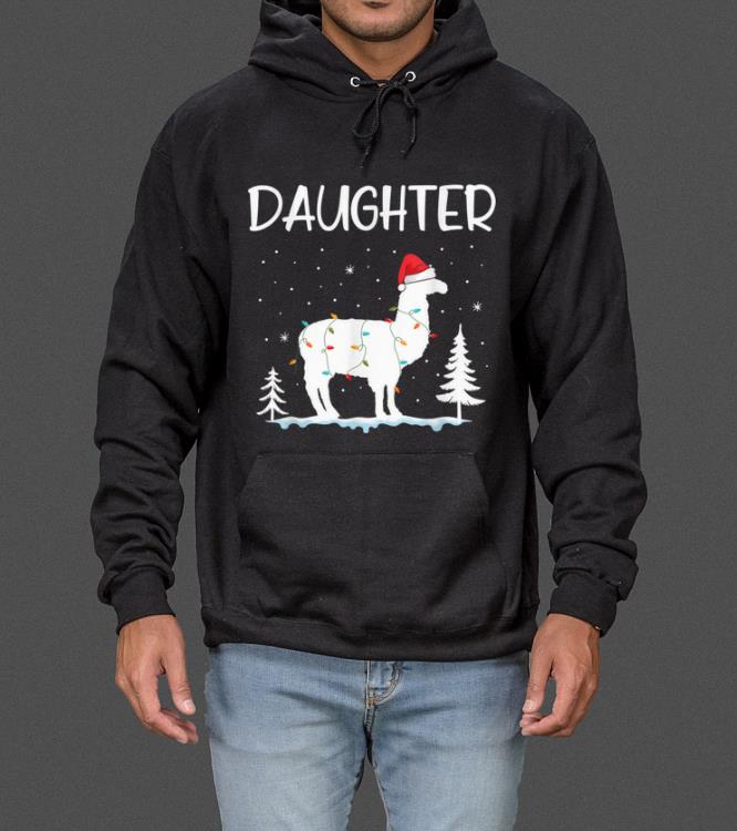 Official Daughter Llama Christmas Funny Matching Family Pajama Gift sweater