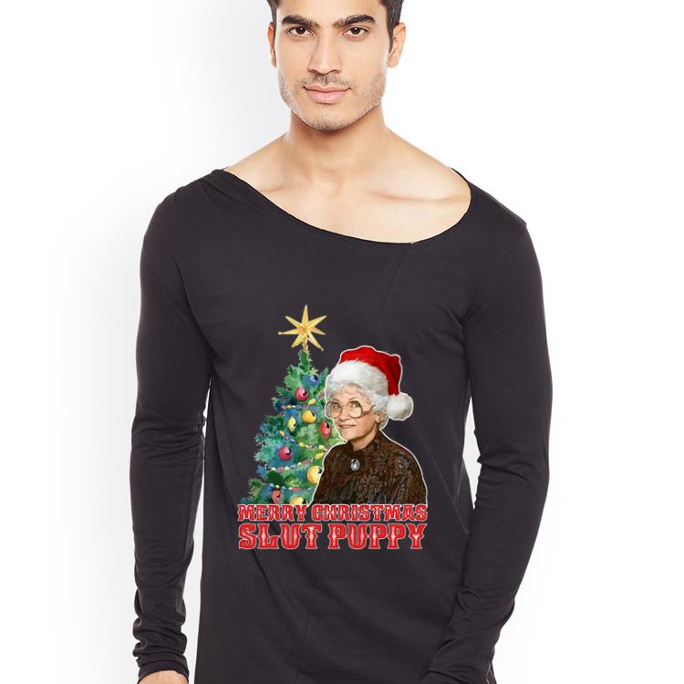 Official Golden girls Sophia Petrillo Merry Christmas slut puppy Xmas shirt
