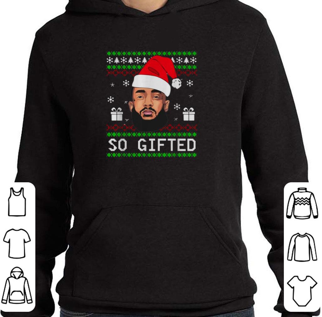 Official Nipsey Hussle So Gifted ugly Christmas sweater