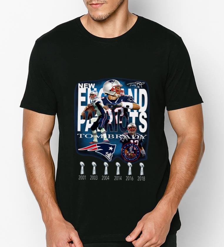 Official Tom Brady New England Patriots 6 Times Super Bowl Champion shirt