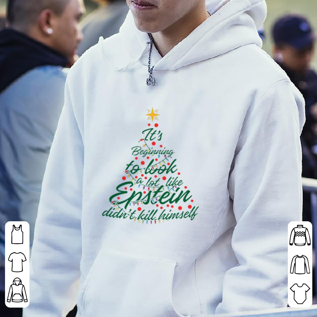 Original Christmas Tree Epstein Didn’t Kill Himself Christmas shirt
