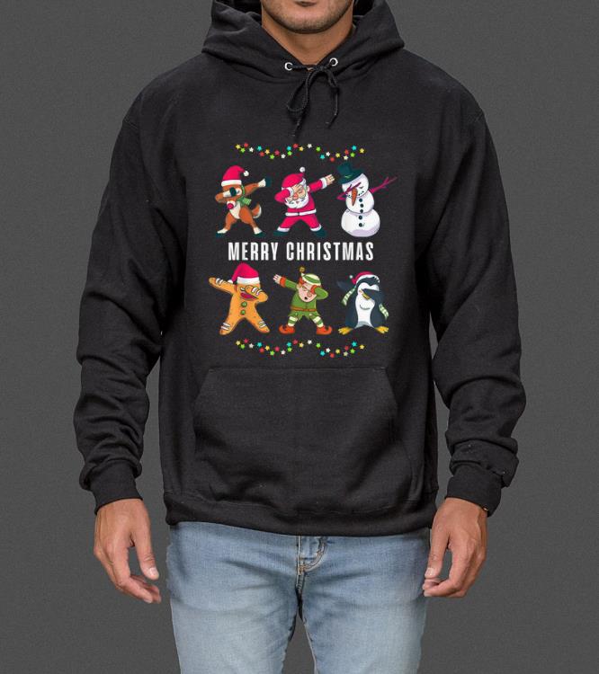 Original Dabbing Christmas Santa Friends Funny Xmas Dab Gift For Boys sweater